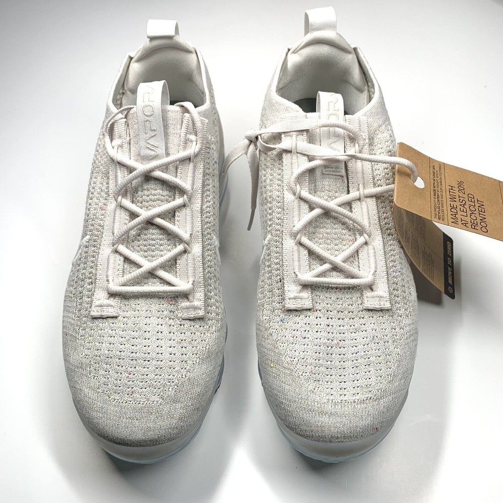 Nike Air VaporMax Flyknit 2021 Phantom White DJ9975-001 Women’s Shoe Size 11.5 - Picture 9 of 11